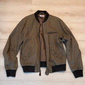 J Crew - Wallace and Barnes Bomber Jacket - M - Army Green